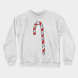 Christmas Holiday Candy Cane Pattern Crewneck Sweatshirt